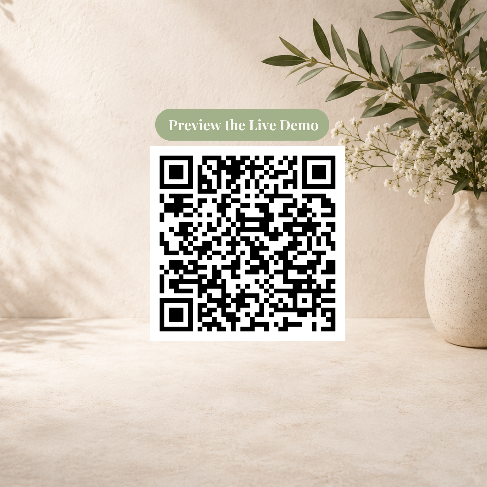 Sage Green Wedding Website Template | Editable Canva Design
